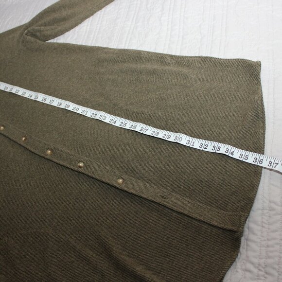 Faherty Olive Long Sleeve Dress - Picture 9 of 10